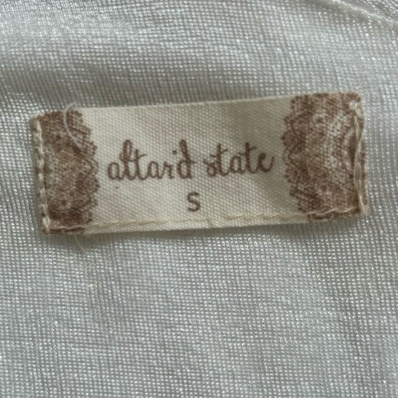 Altar'd State Brooke White One-Shoulder Balloon Sleeve Mini Dress NYE Dress S - Picture 3 of 16